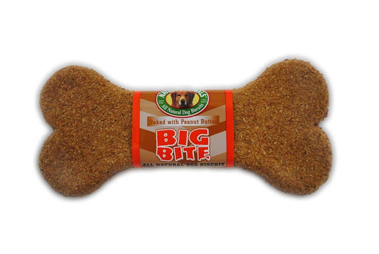 Natures Animals Big Bite All Natural Dog Biscuit Display Peanut Butter 1ea/8 in, 24 ct