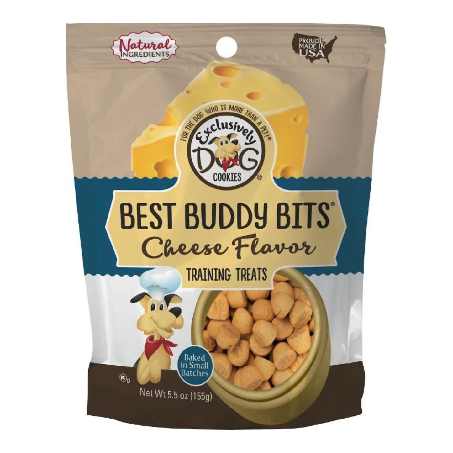 Exclusively Pet Best Buddy Bits Cheese 5.5oz.