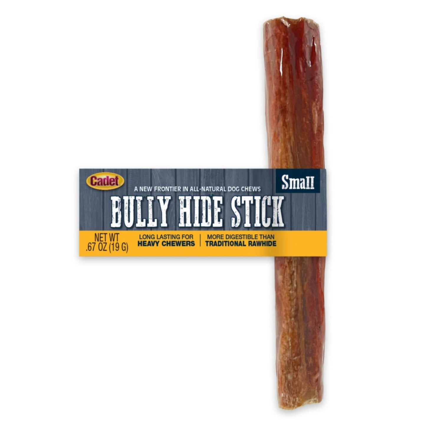 Cadet Bully Hide Sticks All-Natural Dog Chews Small Stick, 100ea/1 ct