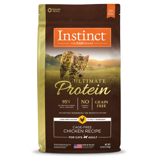 Natures Variety Instinct Cat Ultimate Protein Chicken 4Lb Cagefree