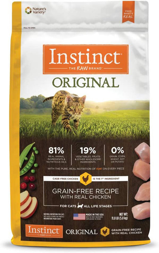 Natures Variety Instinct Cat Original Chicken 11Lb     Grainfree