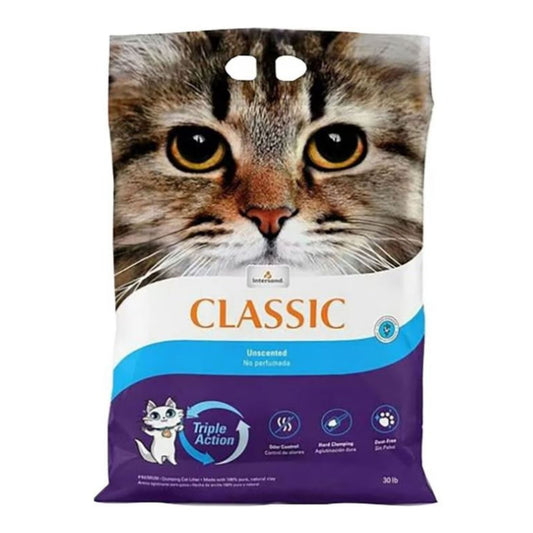 Classic Clumping Cat Litter Unscented 30 Lb