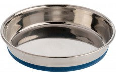 OurPets Premium Rubber Bonded Stainless Steel Cat Bowl Silver 1ea/16 oz