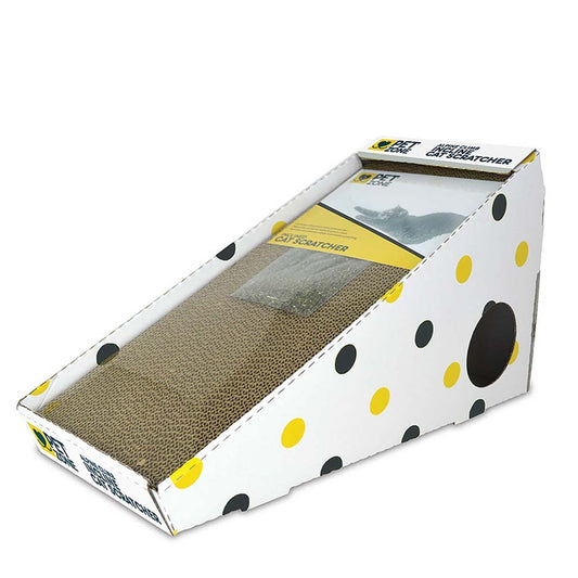 OurPets Alpine Scratcher and Climb Brown, Yellow 1ea