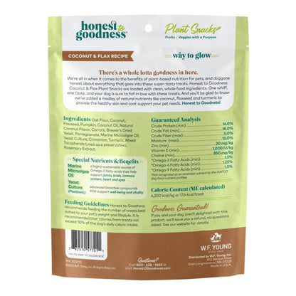 Honest To Goodness Way To Glow Skin & Coat Treats Coconut/Flax 8oz.