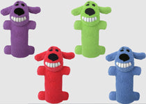 Multipet Loofa Dog Toy Assorted 1ea/Mini, 6 in