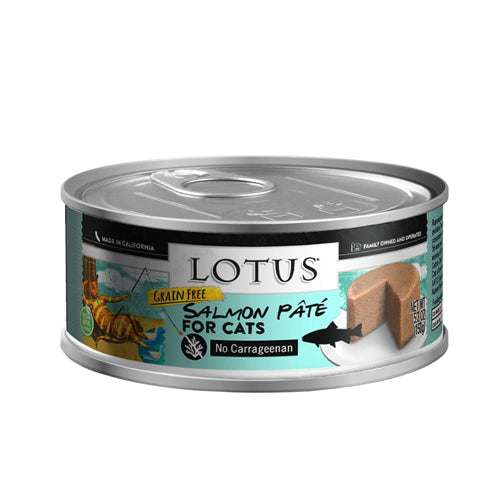 Lotus Cat Grain Free Salmon Pate 2.75oz. (Case of 24)