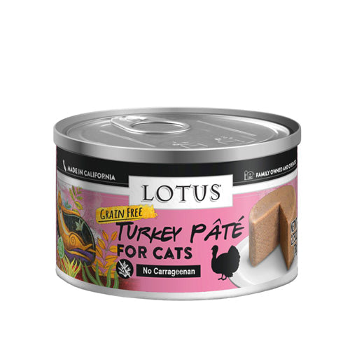 Lotus Cat Grain Free Turkey Pate 5.3oz. (Case of 24)