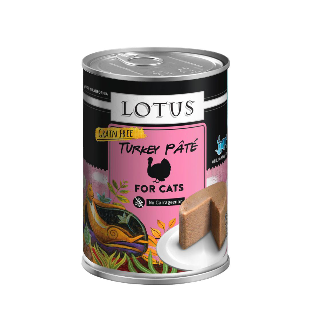 Lotus Cat Grain Free Turkey Pate 12.5oz. (Case of 12)