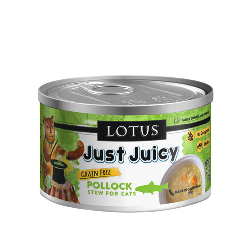 Lotus Cat Just Juicy Pollock Stew 2.5oz. (Case of 24)