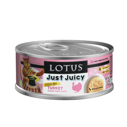 Lotus Cat Just Juicy Turkey Stew 5.3oz. (Case of 24)