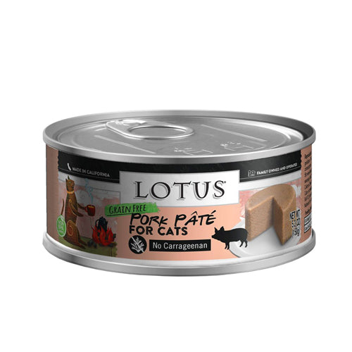 Lotus Cat Pate Grain Free Pork 5.3oz. (Case of 24)