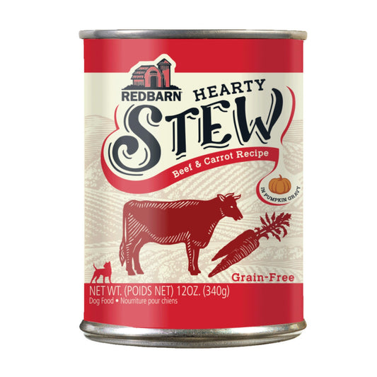 Redbarn Pet Products Hearty Stew All Life Stages Canned Dog Food Beef & Carrot, 12oz. (Case of 12)