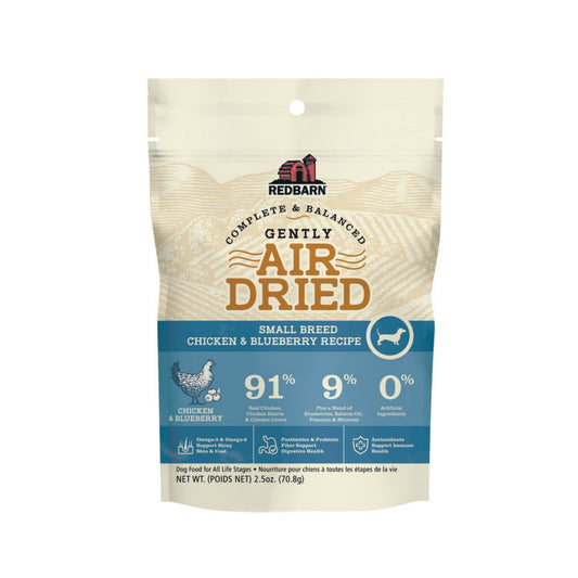 Redbarn Pet Products Air-Dried Small Breed Dog Food Chicken & Blueberry, 1ea/2 lb