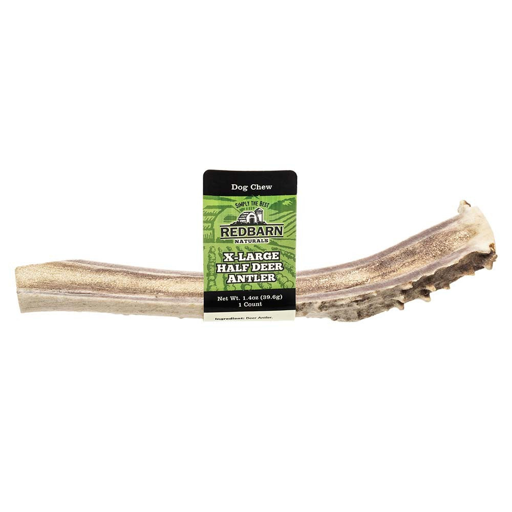 Redbarn Pet Products Natural Deer Antler Dog Treat Split 1ea/XL, 1.4 oz