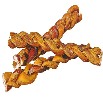 Redbarn Pet Products Braided Bully Stick Dog Treat 35ea/9 in, 35 ct