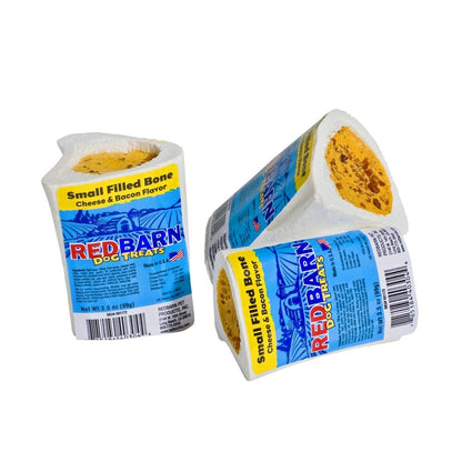 Redbarn Pet Products Filled Bone Dog Treat Cheese & Bacon 1ea/3.5 oz, SM