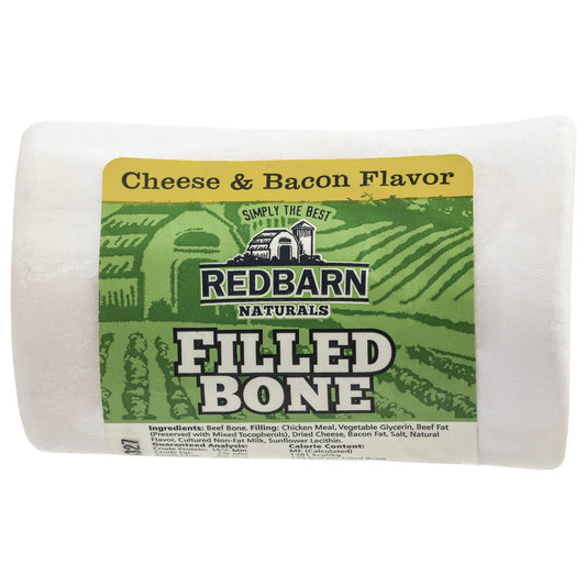 Redbarn Pet Products Naturals Filled Bone Dog Treat Cheese & Bacon 20ea/SM, 20 ct