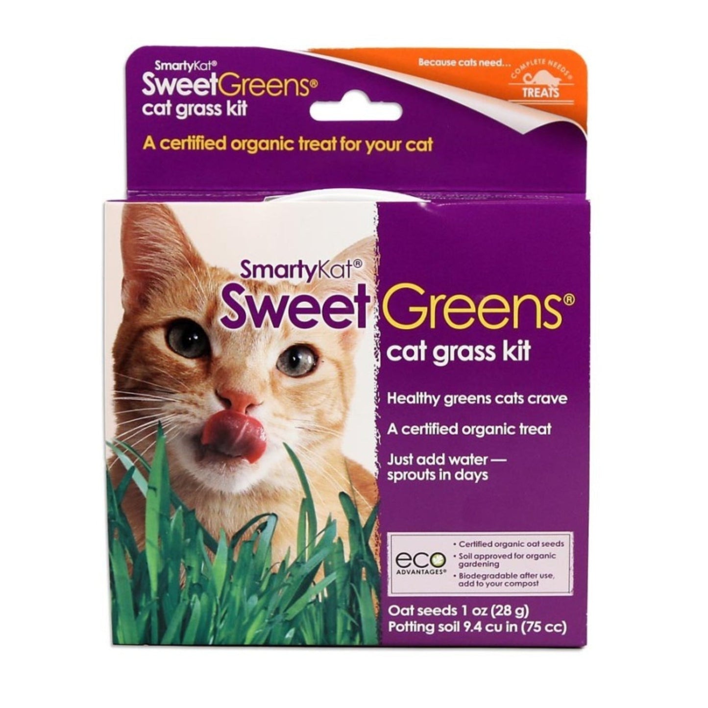 SmartyKat Sweet Greens Cat Grass Kit 1ea/1oz.