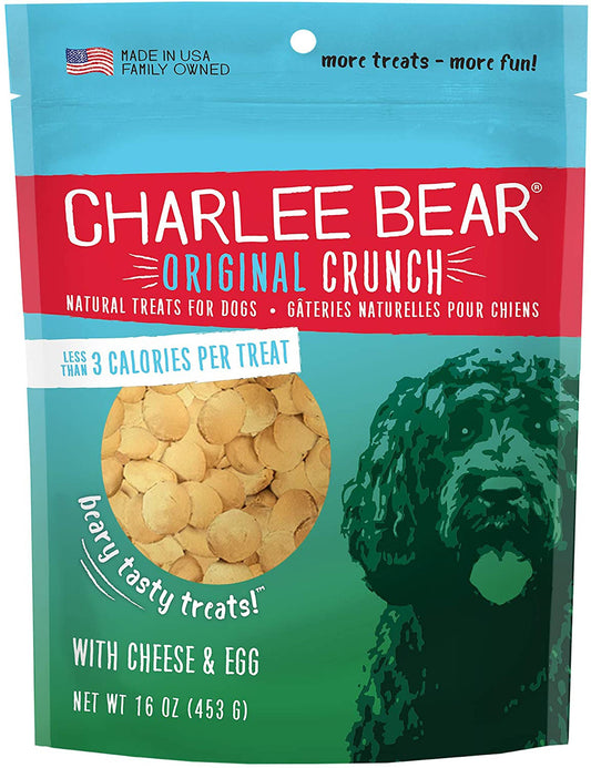 Charlee Bear Dog Cheese And Egg Treat 16oz.