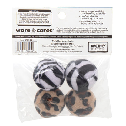 Ware Fun Felt Cat Toys 4 Pk