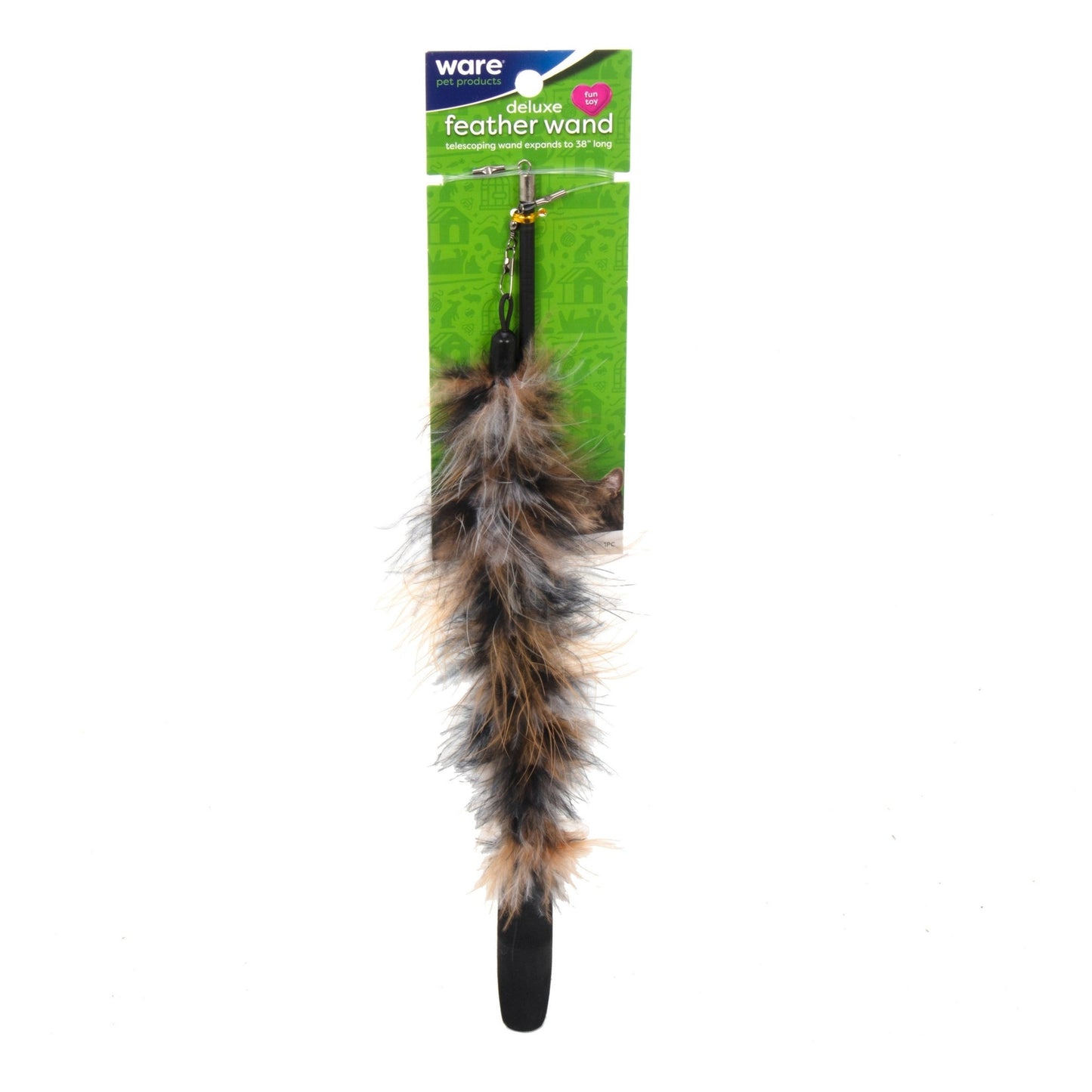 Ware Deluxe Feather Wand Cat Toy