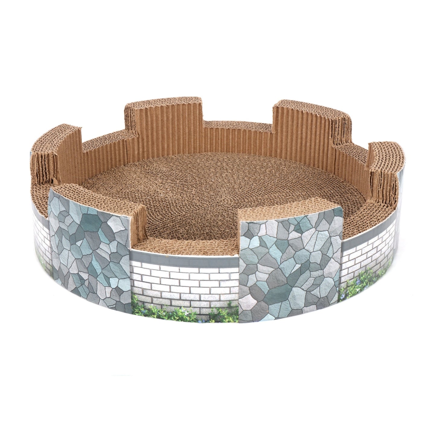 Ware Corrugated Catnip Castle 14 x 14 x 3.5in.