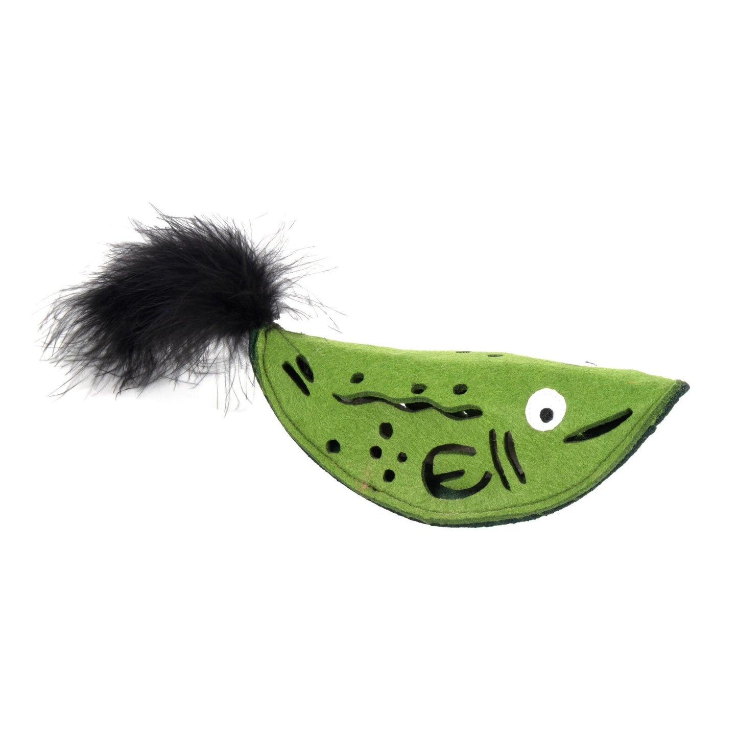 Ware Catnip Stuffer Fish Green