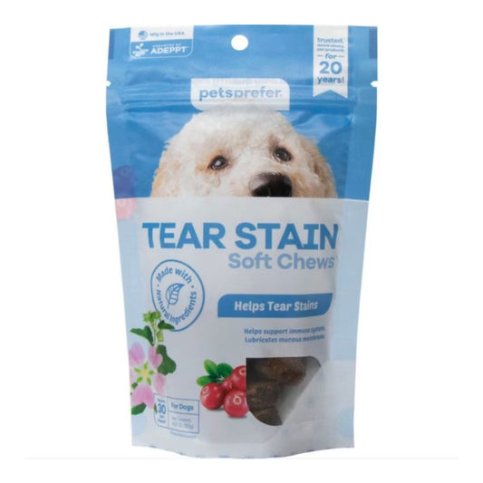 Pets Prefer Tear Stain Soft Chews for Dogs 30 count