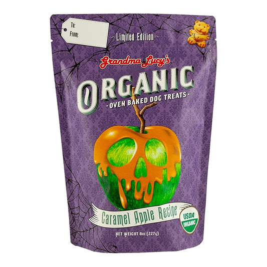 Grandma Lucy's Dog Organic Treat Caramel Apple 8oz.