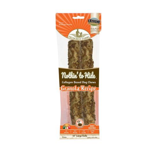 Fieldcrest Farms Nothin' To Hide Roll Dog Treat Granola, 1ea/LG, 10 in