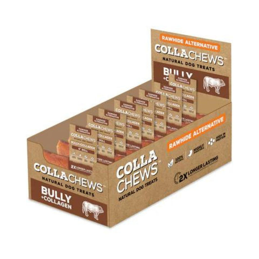 Collachews Collagen Roll PDQ Display Bully 6in. 30 Count