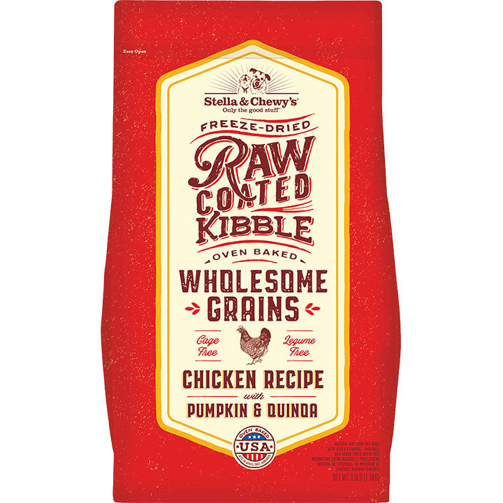 Stella & Chewy's Dog Wholesome Grain Raw Coated Chicken 3.5Lb