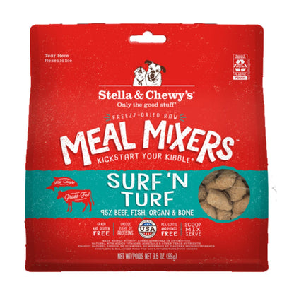 Stella and Chewys Dog Freeze-Dried Mixer Surf and Turf 3.5oz.