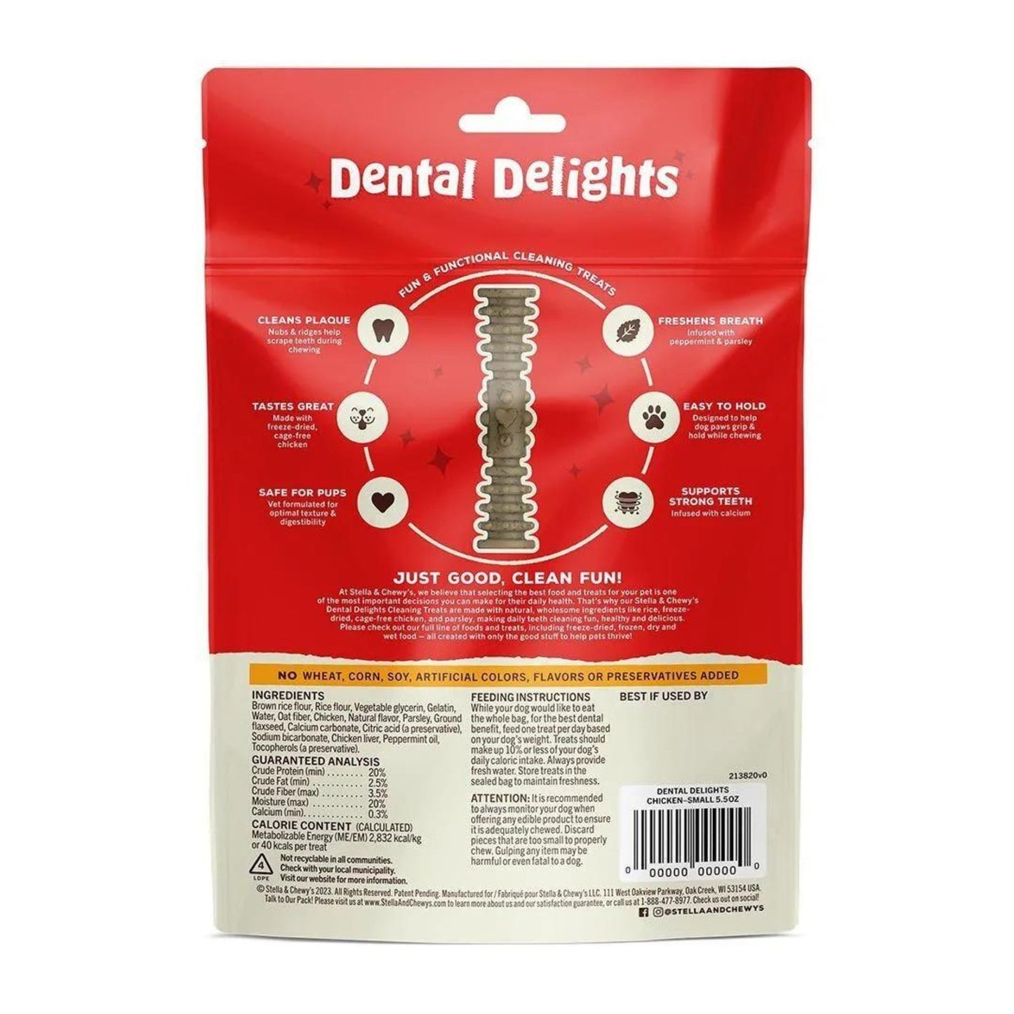 Stella & Chewy's Dog Dental Delights Small 21 Pack