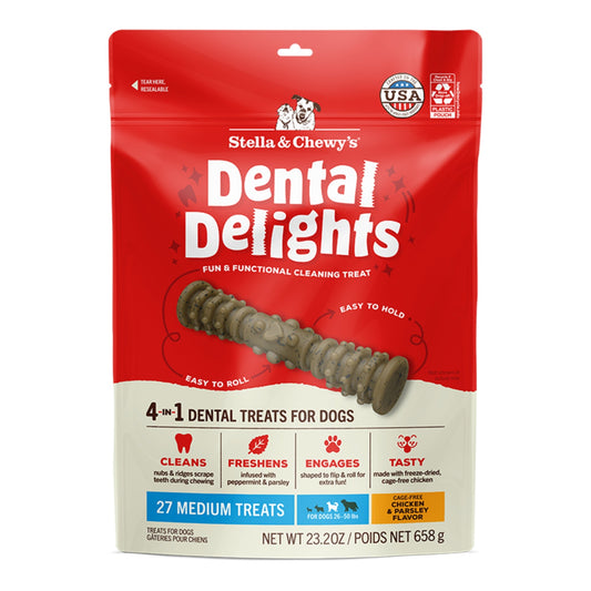 Stella & Chewy's Dog Dental Delights Medium 27 Pack