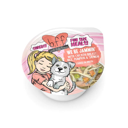 Bff Dog We Be Jammin' Chicken, Rice, Pumpkin & Salmon Cup 2.7oz. (Case of 12)