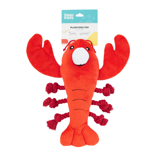 Zippypaws Playful Pal Luca The Lobster Red