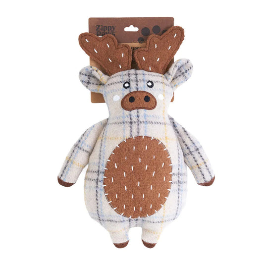 Zippypaws Ecozippy Cotton Cuddler Moose Brown