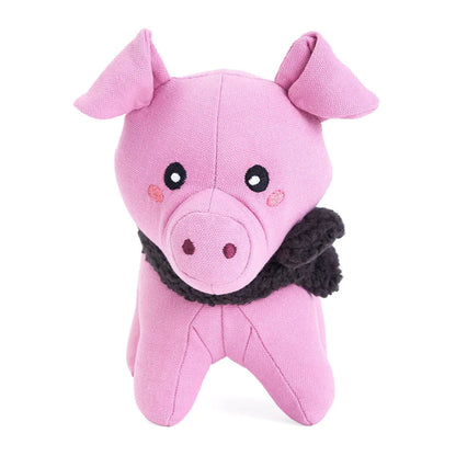 Zippypaws Ecozippy Cotton Cuddler Pig Pink