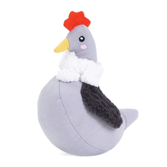 Zippypaws Ecozippy Cotton Cuddler Chicken Gray