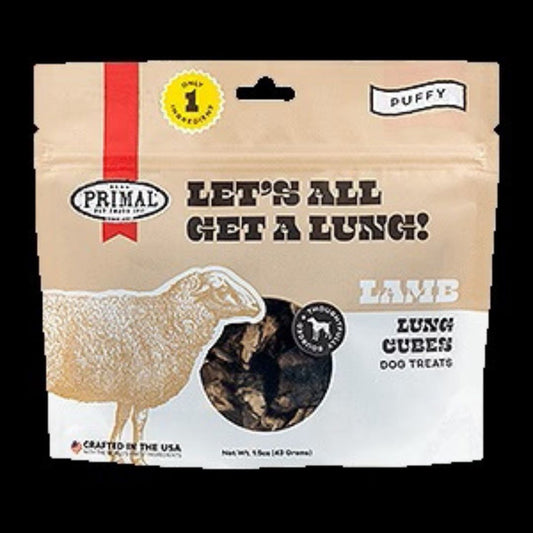 Primal Dog Lets Get Lung Lamb 1.5oz.