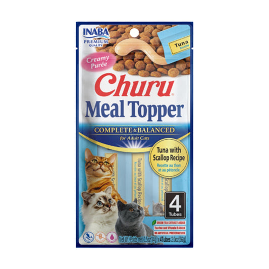 Inaba Churu Meal Topper C 2oz./6 Tuna Scallop