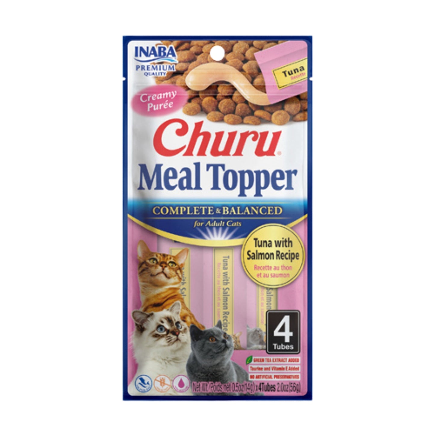 Inaba Churu Meal Topper C 2oz./6 Tuna Salmon