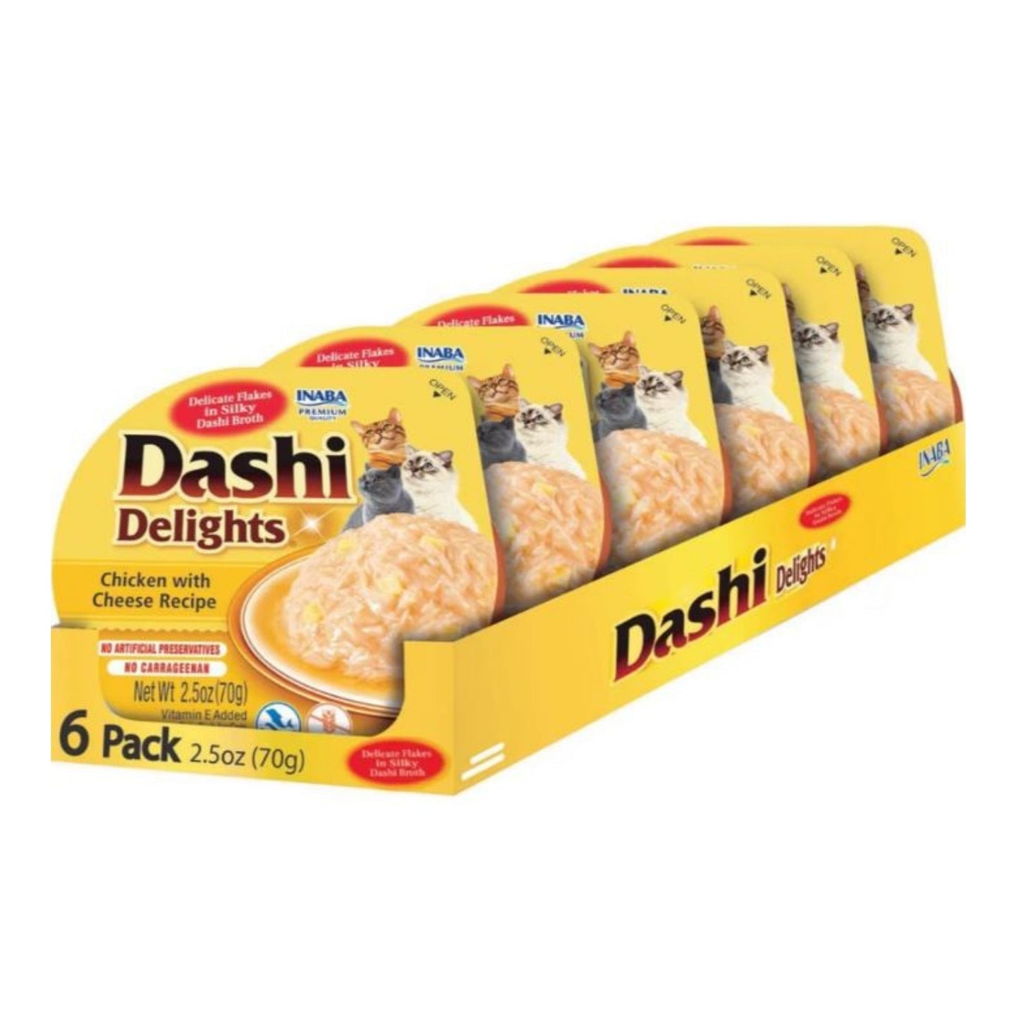 Inaba Dashi Delights Flakes In Broth Chicken/Cheese 2.5oz. (Case of 6)