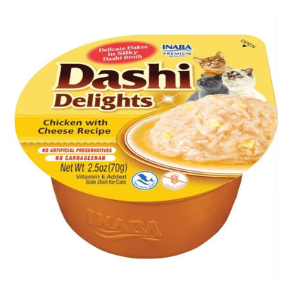 Inaba Dashi Delights Flakes In Broth Chicken/Cheese 2.5oz. (Case of 6)