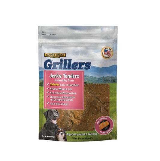 Savory Prime Girllers Jerky Tenders Dog Treats Salmon 1ea/16 oz