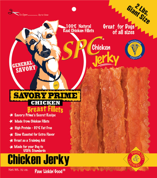 Savory Prime SPC Jerky Treats Chicken 1ea/32 oz