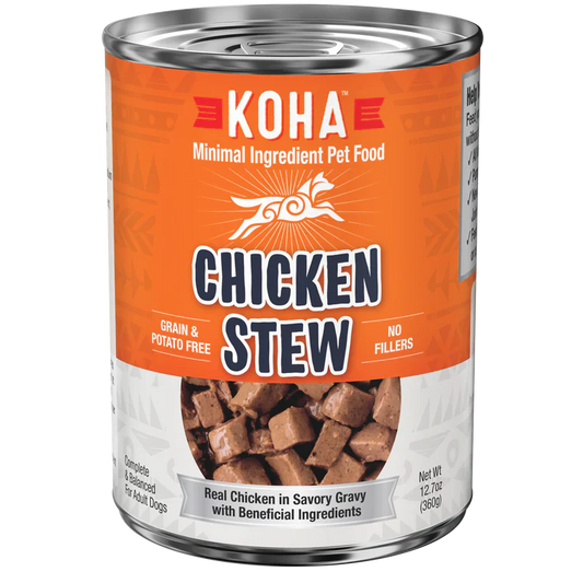 Koha Dog Grain Free Stew Chicken 12.7oz. (Case of 12)