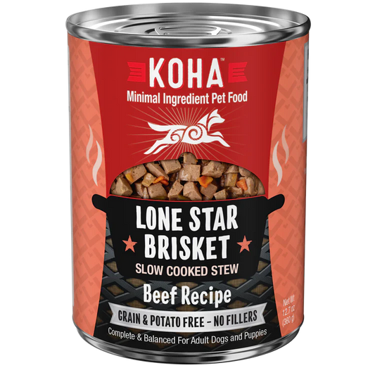 Koha Dog Grain Free Lone Star Stew 12.7oz. (Case of 12)